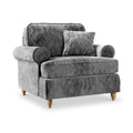 Alfie Armchair in Charcoal by Roseland Furniture