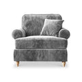 Alfie Armchair in Charcoal by Roseland Furniture