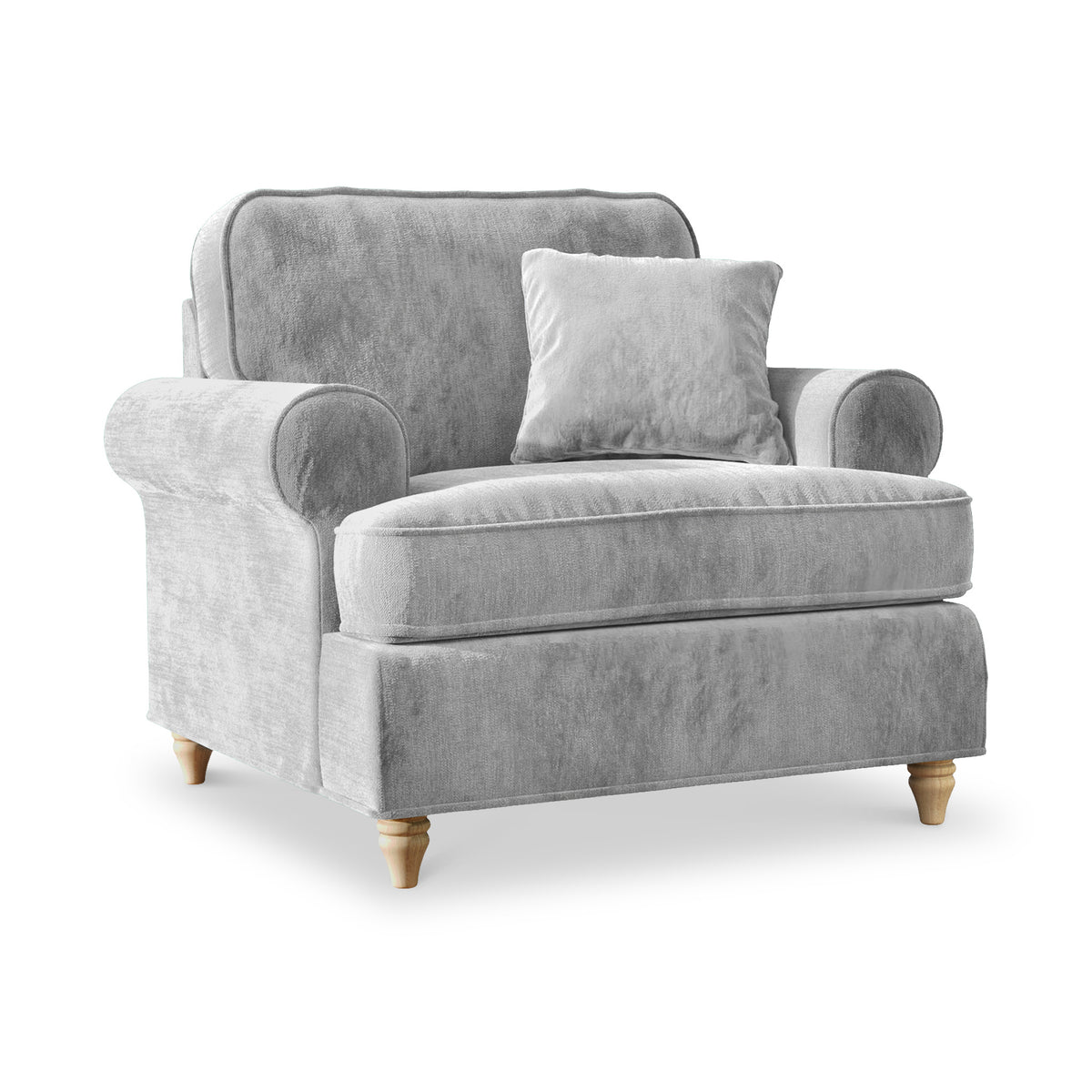 Alfie Armchair in Ice by Roseland Furniture
