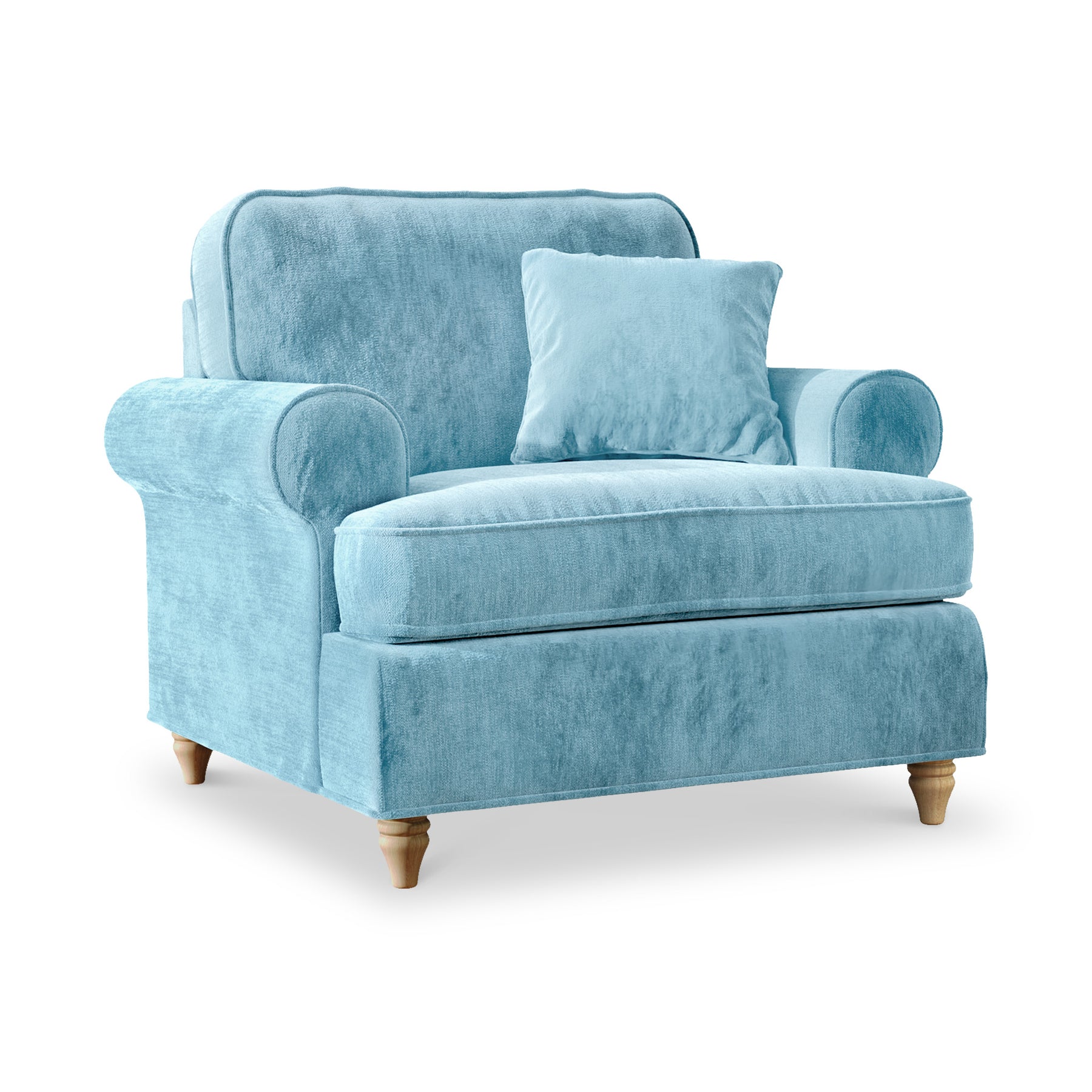 Alfie Armchair in Lagoon by Roseland Furniture