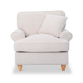 Alfie Woven Cream Armchair from Roseland Furniture