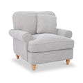 Alfie Woven Light Grey Armchair from Roseland Furniture