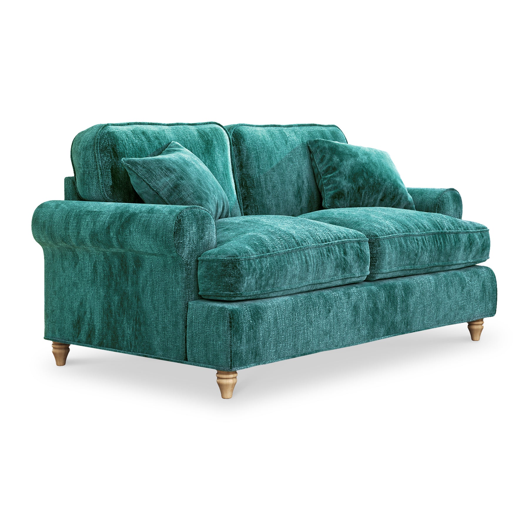 Alfie Emerald Green 2 Seater Sofa from Roseland Furniture