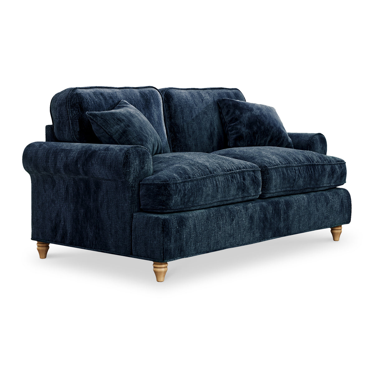 Alfie Navy Blue 2 Seater Sofa from Roseland Furniture