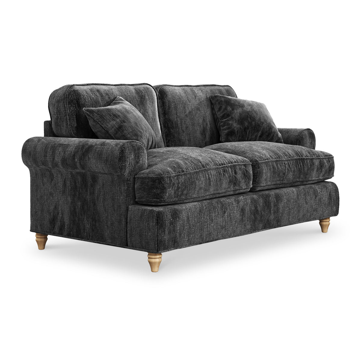 Alfie Charcoal Grey 2 Seater Sofa from Roseland Furniture