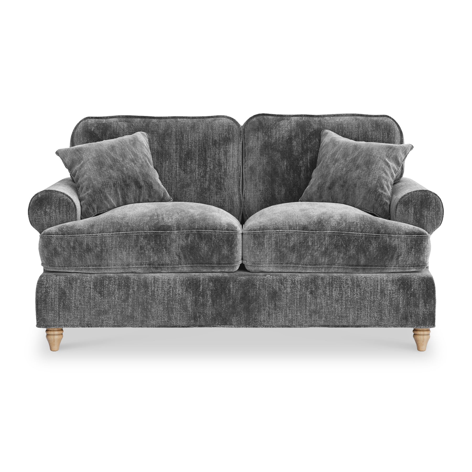 Alfie Charcoal Grey 2 Seater Sofa from Roseland Furniture