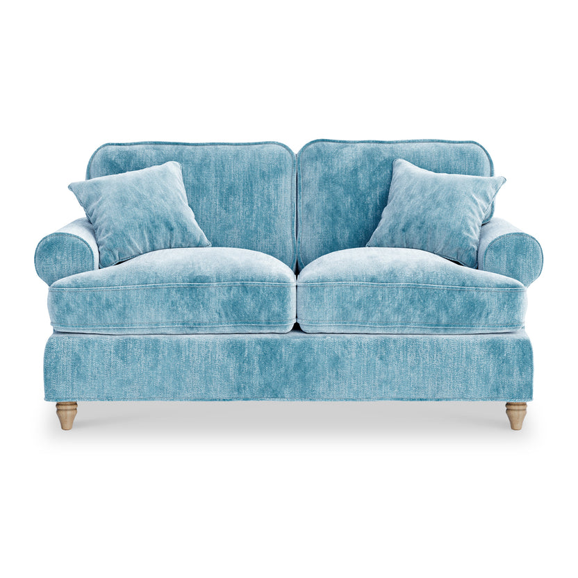 Alfie 2 Seater Sofa 8 Chenille Colours Made in the UK Roseland