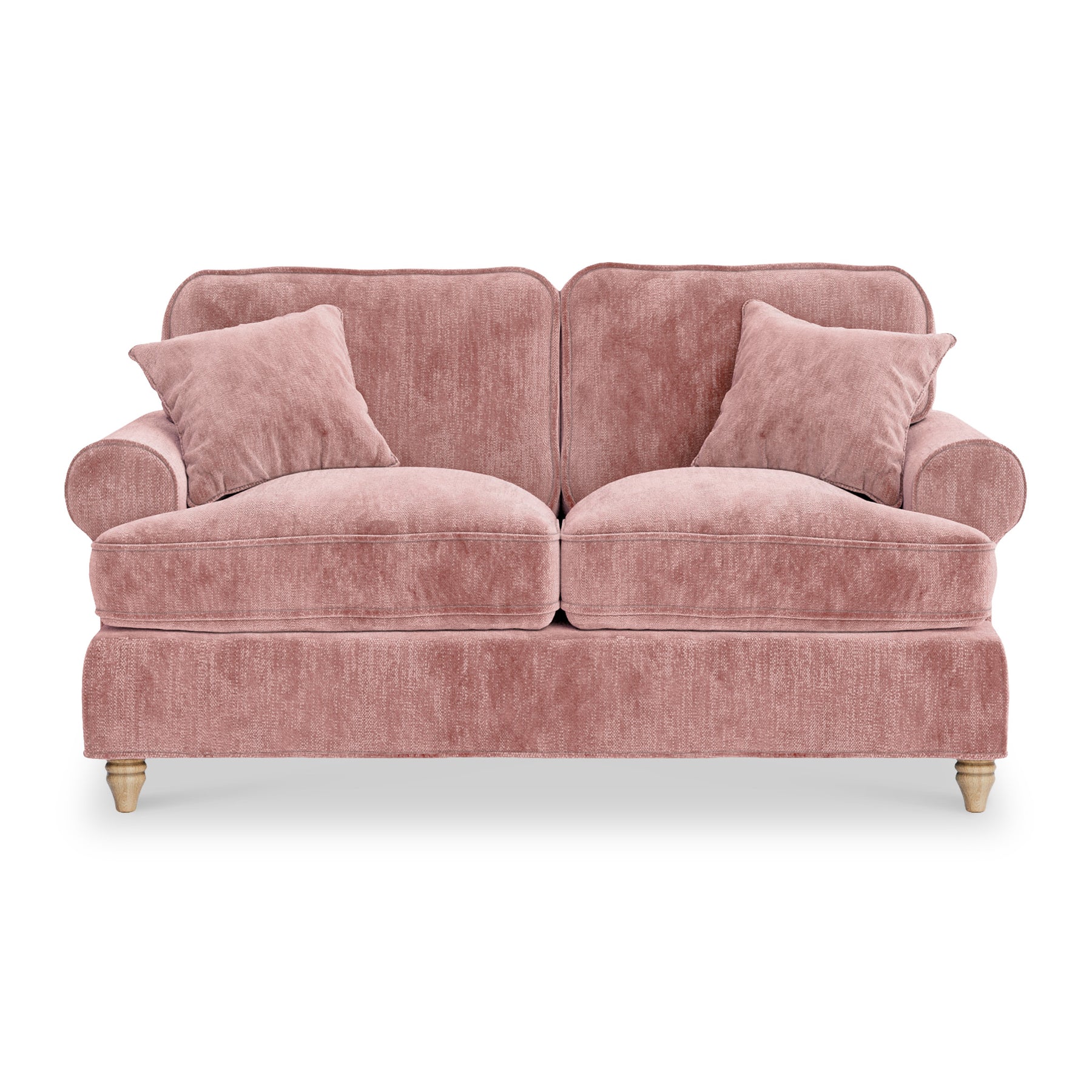 Alfie Blush Pink 2 Seater Sofa from Roseland Furniture