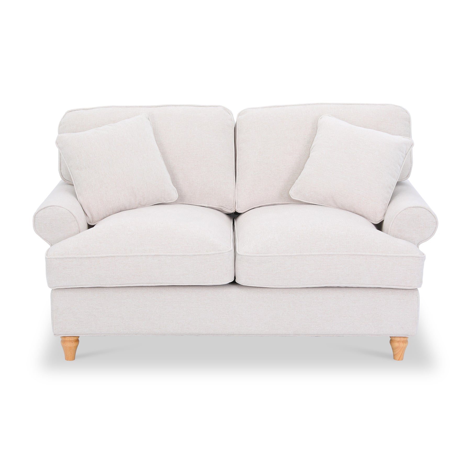 Alfie Woven Cream 2 Seater Sofa from Roseland Furniture