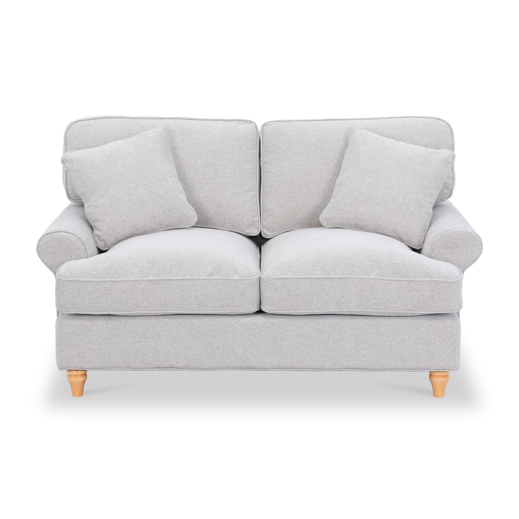 Alfie Woven Light Grey 2 Seater Sofa from Roseland Furniture