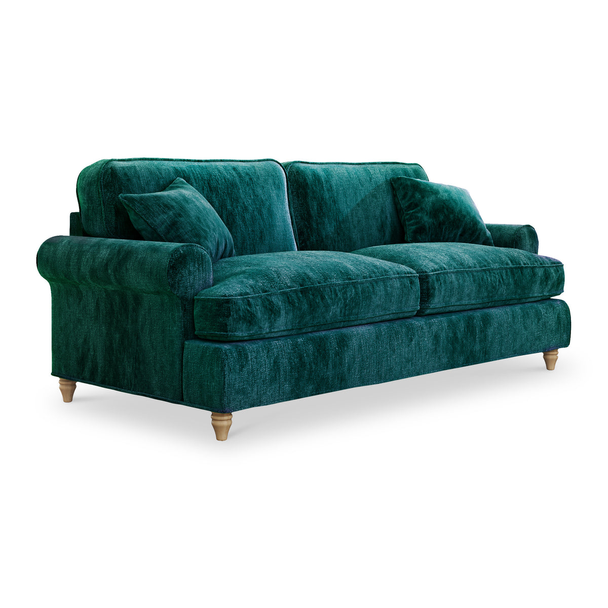 Alfie Emerald Green 3 Seater Sofa from Roseland Furniture