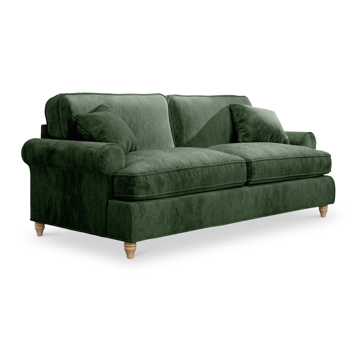 Alfie Moss Green 3 Seater Sofa from Roseland Furniture
