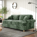 Alfie Moss Green 3 Seater Sofa from Roseland Furniture