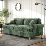 Alfie Moss Green 3 Seater Sofa from Roseland Furniture