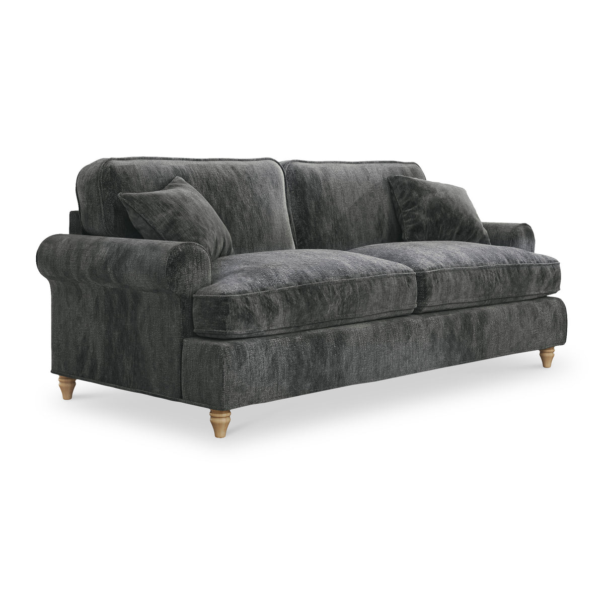 Alfie Charcoal 3 Seater Sofa from Roseland Furniture