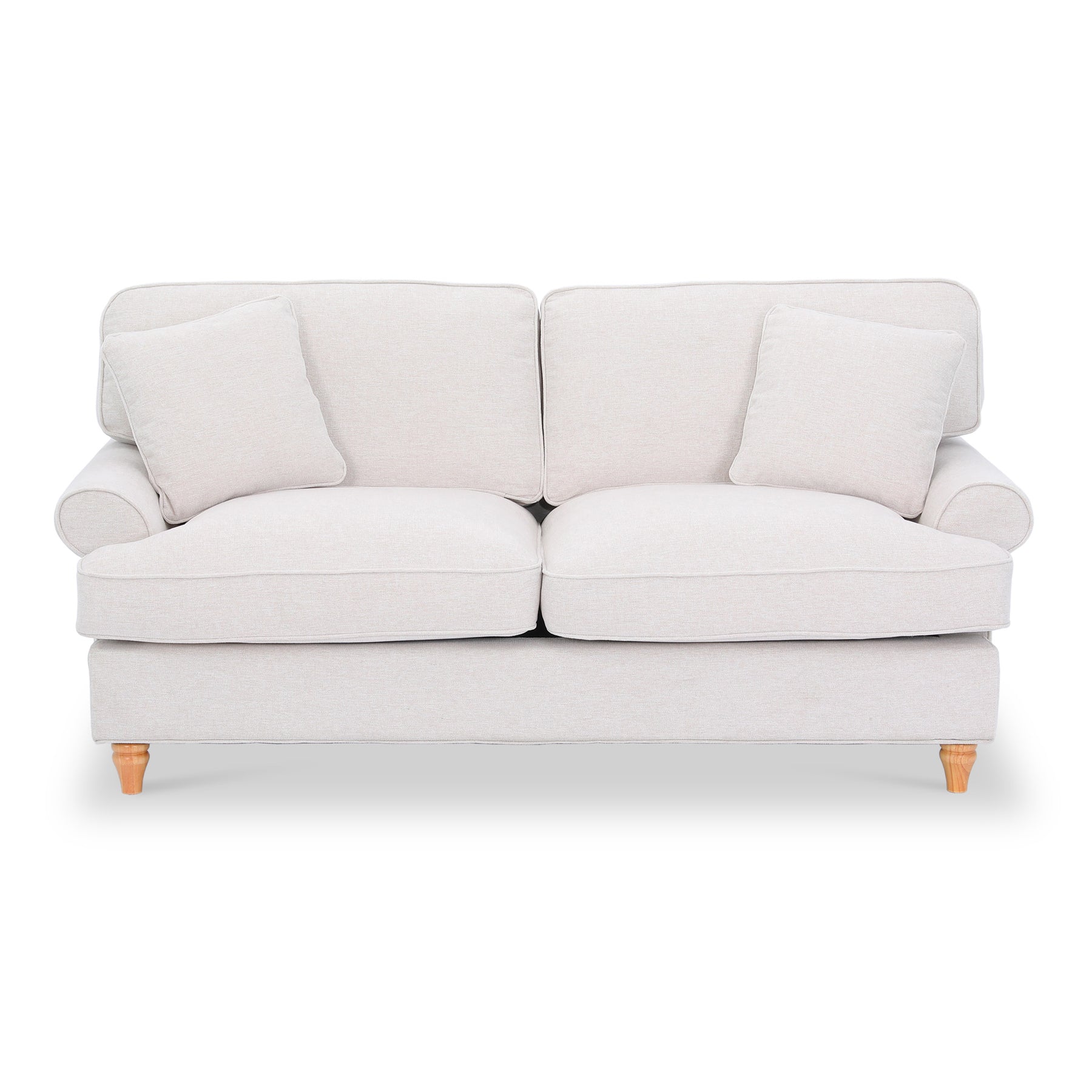 Alfie Woven Cream 3 Seater Sofa from Roseland Furniture