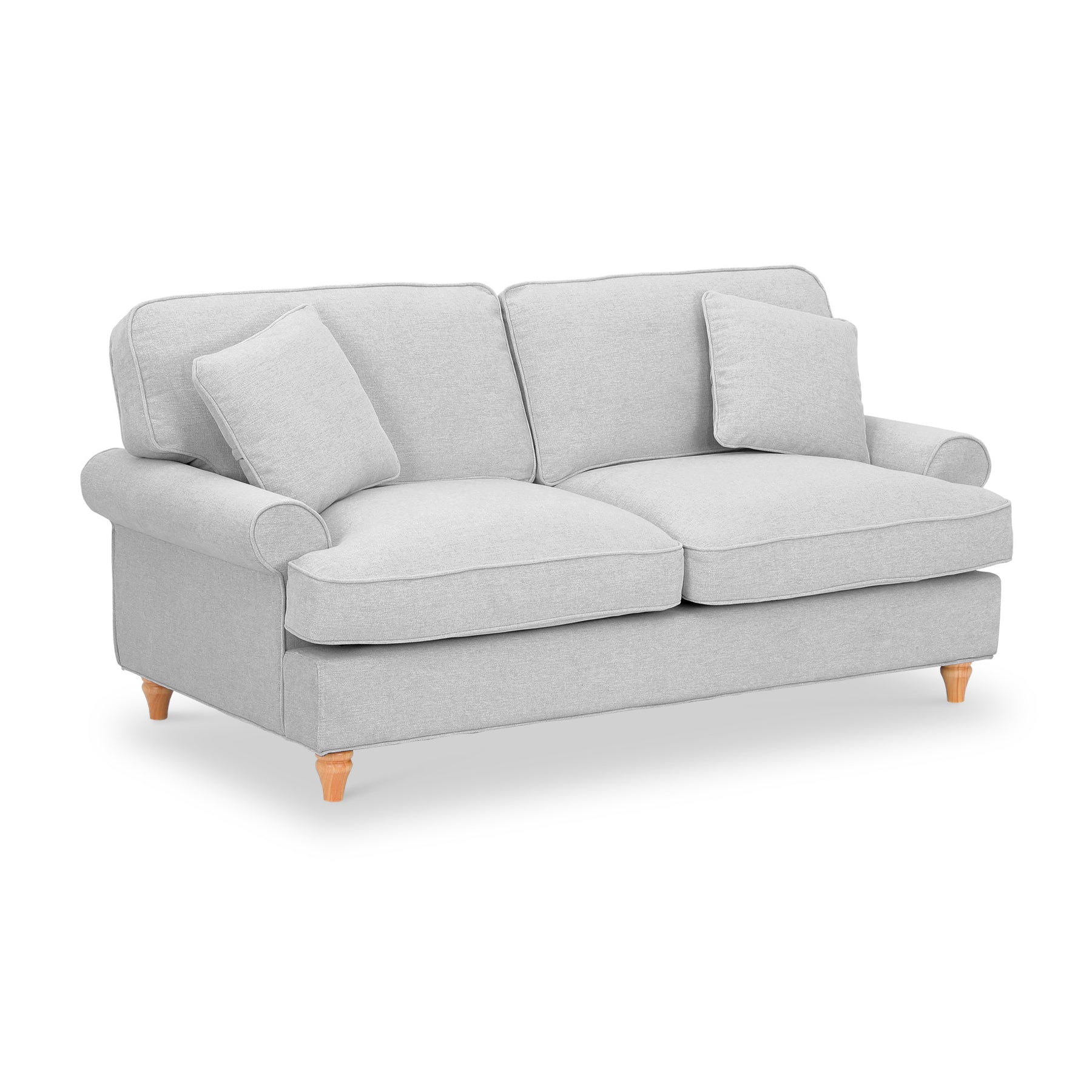 Alfie Woven Light Grey 3 Seater Sofa from Roseland Furniture