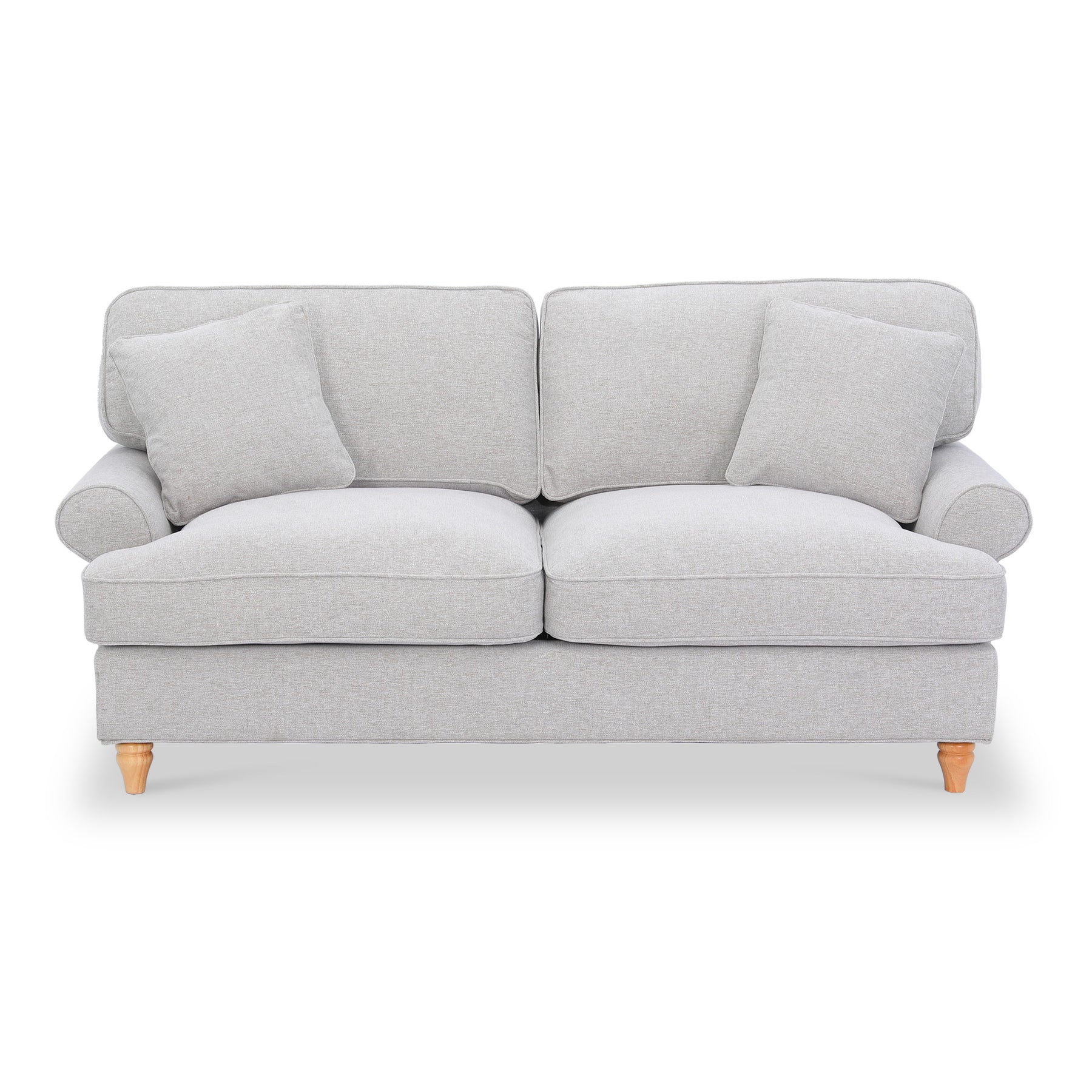 Alfie Woven Light Grey 3 Seater Sofa from Roseland Furniture