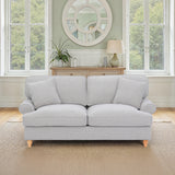 Alfie Woven 3 Seat Sofa Natural Front1 from Roseland Furniture