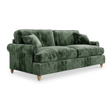 Alfie Blush Moss Green 4 Seater Sofa from Roseland Furniture
