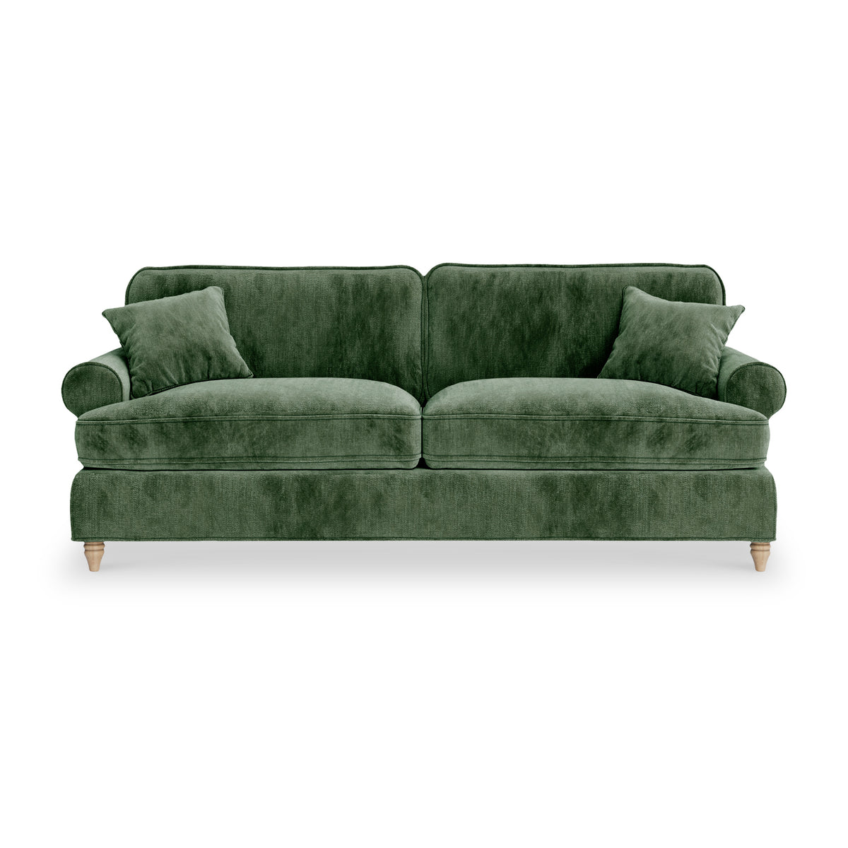 Alfie Blush Moss Green 4 Seater Sofa from Roseland Furniture