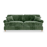 Alfie Blush Moss Green 4 Seater Sofa from Roseland Furniture