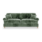 Alfie Blush Moss Green 4 Seater Sofa from Roseland Furniture