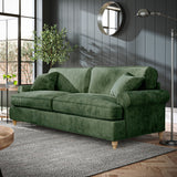 Alfie Blush Moss Green 4 Seater Sofa from Roseland Furniture