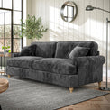 Alfie Charcoal 4 Seater Sofa from Roseland Furniture