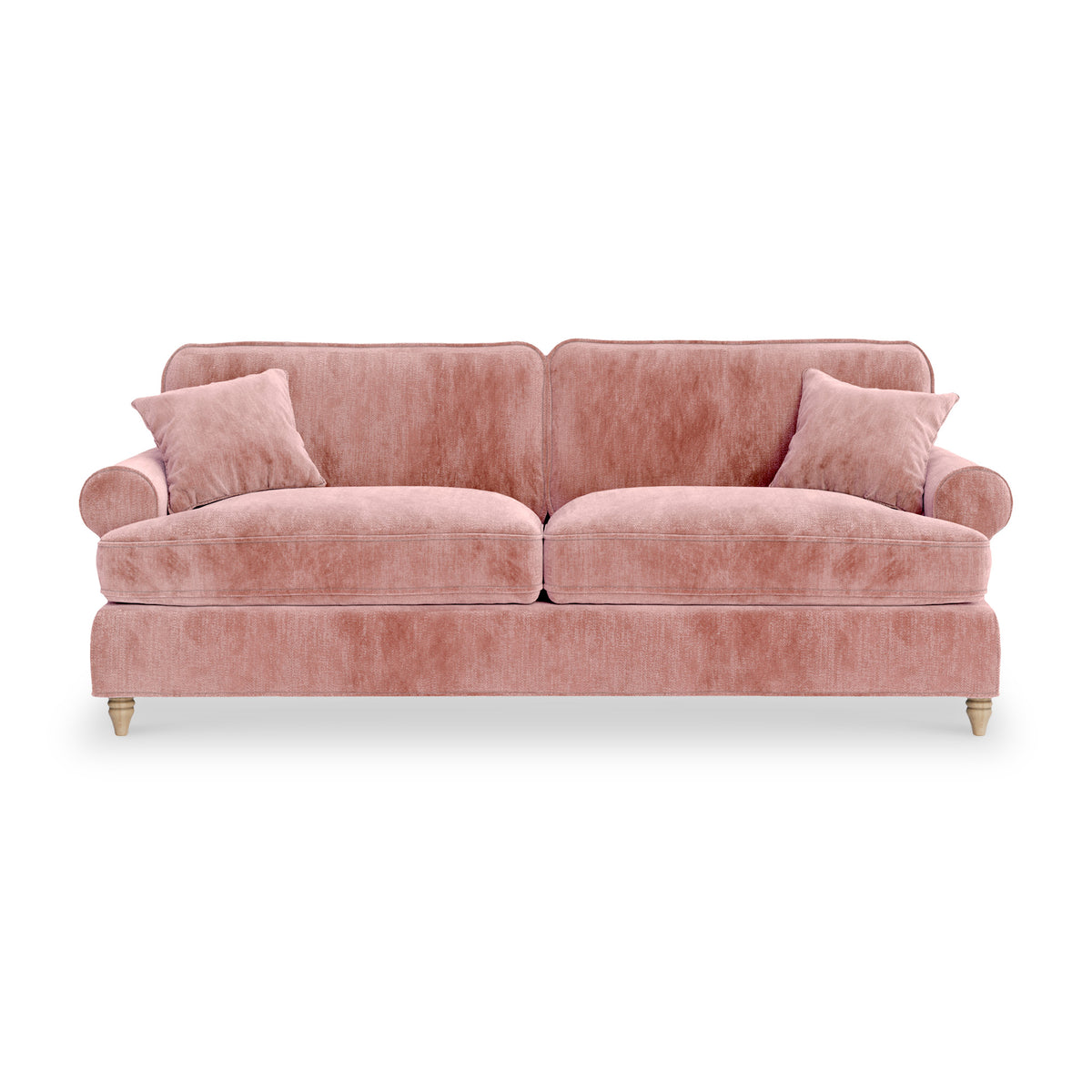 Alfie Blush Pink 4 Seater Sofa from Roseland Furniture