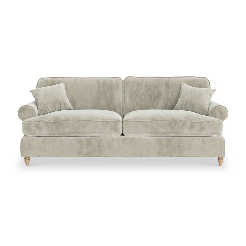 Alfie 4 Seater Sofa 8 Chenille Colours Made in the UK Roseland
