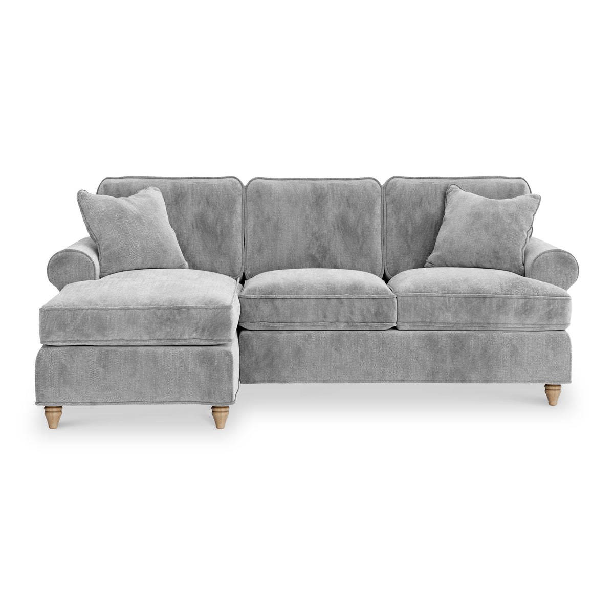 Alfie Chaise Sofa in Ice by Roseland Furniture