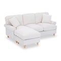 Alfie Woven Cream Left Hand Chaise Sofa from Roseland Furniture
