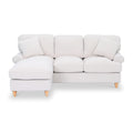 Alfie Woven Cream Left Hand Chaise Sofa from Roseland Furniture