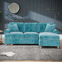 Alfie Chaise Sofa in Lagoon by Roseland Furniture