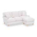 Alfie Woven Cream Right Hand Chaise Sofa from Roseland Furniture