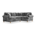 Alfie Charcoal Corner Sofa from Roseland Furniture