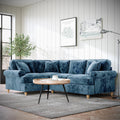 Alfie Navy Corner Sofa from Roseland Furniture