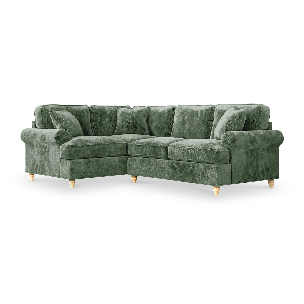 Alfie Moss Green Corner Sofa from Roseland Furniture