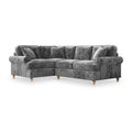 Alfie Charcoal Corner Sofa from Roseland Furniture