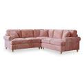 Alfie Blush Pink Large Corner Sofa from Roseland Furniture