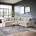 Alfie Mink Large Corner Sofa from Roseland Furniture