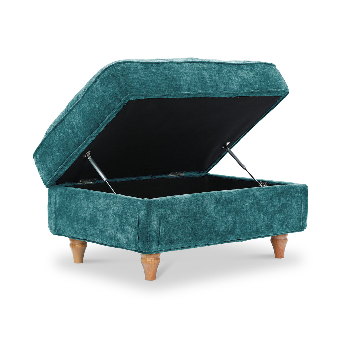 Alfie XL Footstool Emerald from Roseland Furniture