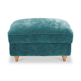 Alfie XL Footstool Emerald from Roseland Furniture