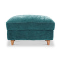 Alfie XL Footstool Emerald from Roseland Furniture