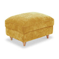 Alfie XL Footstool Gold from Roseland Furniture