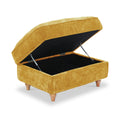 Alfie XL Footstool Gold from Roseland Furniture
