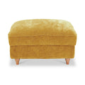 Alfie XL Footstool Gold from Roseland Furniture