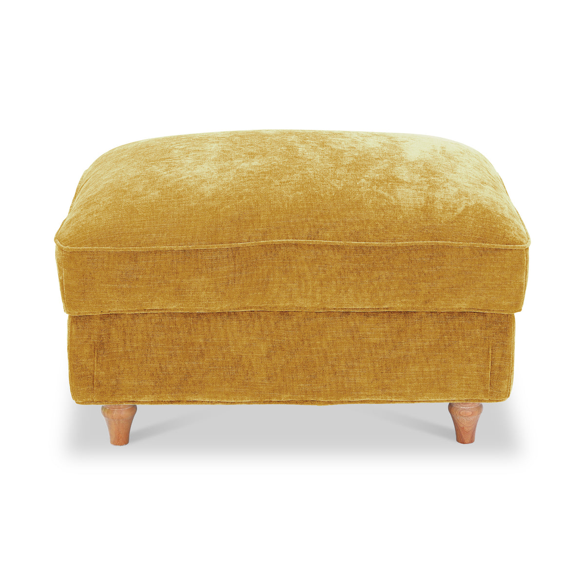 Alfie XL Footstool Gold from Roseland Furniture