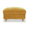 Alfie XL Footstool Gold from Roseland Furniture